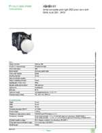 Datenblatt zu Schneider Electric XB4BV41, EAN: 3389110887259