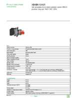 Datenblatt zu Schneider Electric XB4BK124G5, EAN: 3389110892239