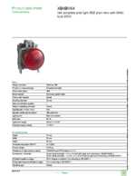 Datenblatt zu Schneider Electric XB4BV64, EAN: 3389110887198