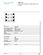 Datasheet for Schneider Electric ZBY1147, EAN: 3389110098815