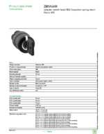 Datasheet for Schneider Electric ZB5AG08, EAN: 3389110905779