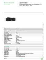 Datenblatt zu Schneider Electric XB6AW1B1B, EAN: 3389110763706