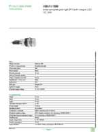 Datenblatt zu Schneider Electric XB6AV1BB, EAN: 3389110764437