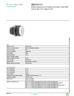 Datenblatt zu Schneider Electric ZB5AW113, EAN: 3389110909821