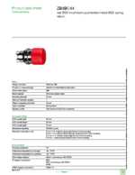 Datasheet for Schneider Electric ZB4BC44, EAN: 3389110888409