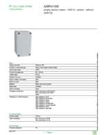 Datasheet for Schneider Electric XAPA1100, EAN: 3389110313154