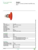 Datasheet for Schneider Electric ZB4BR4, EAN: 3389110888508