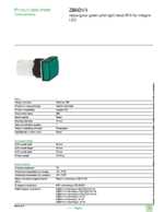 Datasheet for Schneider Electric ZB6DV3, EAN: 3389110775655