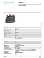 Datasheet for Schneider Electric ZBE1013, EAN: 3389110816358