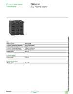 Datasheet for Schneider Electric ZB6Y010, EAN: 3389110767636