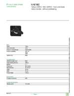 Datasheet for Schneider Electric KAE1BZ, EAN: 3389110424379