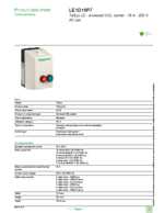 Datasheet for Schneider Electric LE1D18P7, EAN: 3389110541366