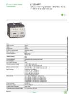 Datasheet for Schneider Electric LC2D18P7, EAN: 3389110386639