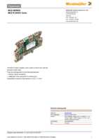 Datasheet for Weidmüller 8442960000, EAN: 4032248003891