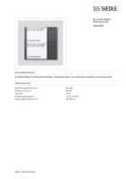 Datasheet for Siedle 200038789-00, EAN: 4015739387892