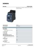 Datasheet for Siemens 3RT20241BB40, EAN: 4011209831957