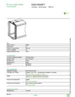Datasheet for Schneider Electric KSA1000AF1, EAN: 3606485012810