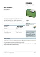 Datasheet for Phoenix Contact 2861247, EAN: 4017918894184