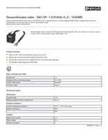 Datasheet for Phoenix Contact 1434989, EAN: 4046356413367