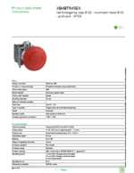 Datenblatt zu Schneider Electric XB4BT845EX, EAN: 3389118030138