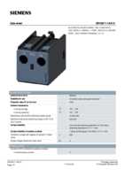 Datasheet for Siemens 3RH29111AA10, EAN: 4011209830028