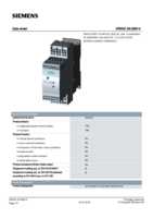 Datasheet for Siemens 3RW30282BB14, EAN: 4011209719545