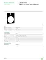 Datasheet for Schneider Electric ZB2BY2954, EAN: 3389110615036