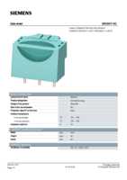 Datasheet for Siemens 3RV29175C, EAN: 4011209724648