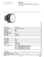 Datasheet for Schneider Electric ZB5AA8, EAN: 3389110904772
