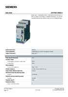Datasheet for Siemens 3UF70001AB000, EAN: 4011209593817