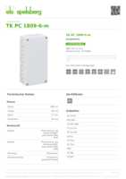 Datasheet for Spelsberg 12741001, EAN: 4013902861705