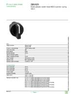 Datasheet for Schneider Electric ZB5AD5, EAN: 3389110905199