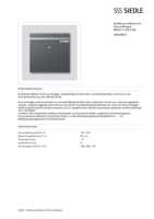 Datasheet for Siedle 200038873-00, EAN: 4015739388738