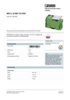 Datasheet for Phoenix Contact 2861580, EAN: 4017918894436