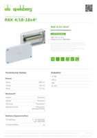 Datasheet for Spelsberg 60041801, EAN: 4013902858293