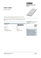 Datasheet for Phoenix Contact 5144709, EAN: 4017918946975