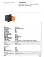 Datenblatt zu Schneider Electric XB5AW35B5, EAN: 3389110904185