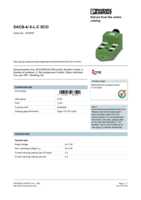 Datasheet for Phoenix Contact 1516797, EAN: 4017918967529