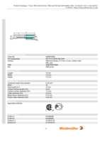 Datasheet for Weidmüller 9005870000, EAN: 4008190275938