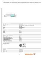 Datasheet for Weidmüller 9019250000, EAN: 4008190041410