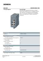 Datasheet for Siemens 6GK50050BA001AB2, EAN: 4019169853903