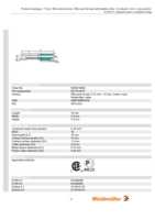 Datasheet for Weidmüller 9025910000, EAN: 4008190063702