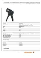 Datasheet for Weidmüller 9001280000, EAN: 4008190011215