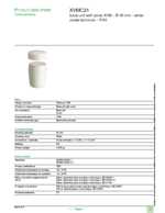 Datasheet for Schneider Electric XVMC21, EAN: 3389119004299