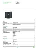 Datasheet for Schneider Electric XVBC07, EAN: 3389110845037