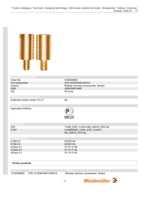 Datenblatt zu Weidmüller 0169900000, EAN: 4008190076665
