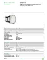 Datasheet for Schneider Electric ZB4BW37, EAN: 3389110123227