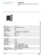 Datenblatt zu Schneider Electric ZB4BV156, EAN: 3389110071689