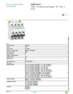 Datasheet for Schneider Electric A9F94410, EAN: 3606480084324