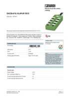 Datasheet for Phoenix Contact 1517071, EAN: 4017918967741